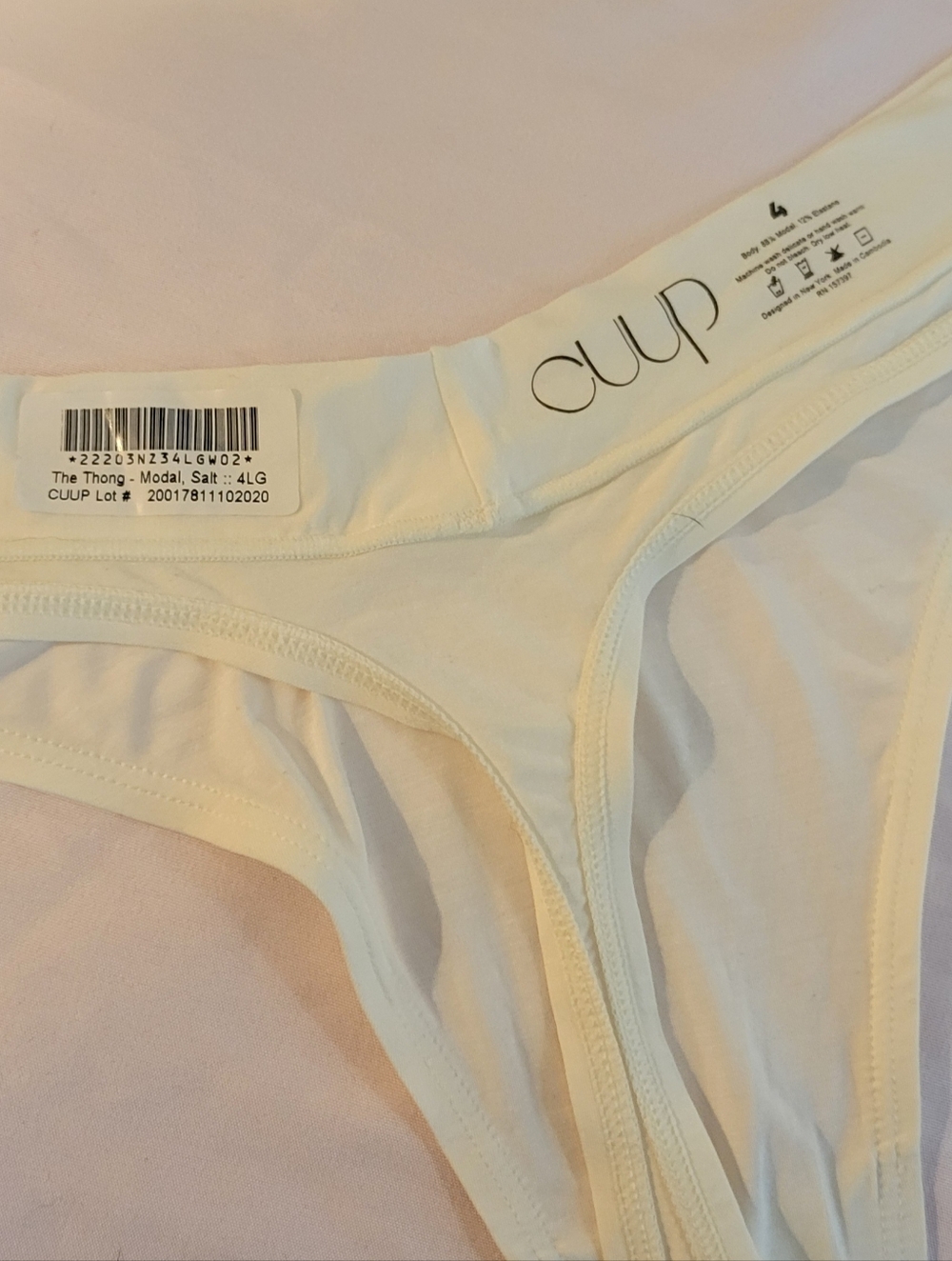 CUUP Sz L. Salt Modal Thong